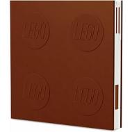 LEGO taccuino Locking Notebook Marrone