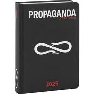 Propaganda 2024-2025. Diario scuola agenda 16 mesi. Nero