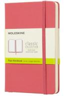 Moleskine taccuino con copertina rigida a pagine bianche pocket rosa