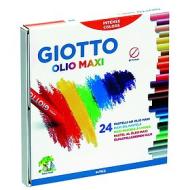 Confezione 24 pastelli ad olio Giotto Olio Maxi