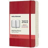 Moleskine 12 mesi - Agenda giornaliera rosso scarlatto - Pocket copertina morbida 2022