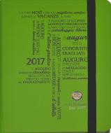 Agenda io ti maledico 12 mesi giornaliera 2017 verde