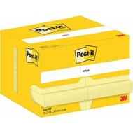 Confezione 12 blocchetti notes adesivi Post-It da 100 fogli 76x51 mm giallo