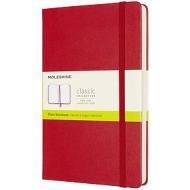 Moleskine - Taccuino Classic pagine bianche rosso scarlatto - Large copertina rigida