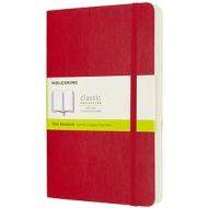 Moleskine - Taccuino Classic pagine bianche rosso scarlatto - Large copertina morbida