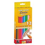 Pastelli acquerellabili Pelikan. Confezione 12 matite colorate + Pennello -  Pelikan - Cartoleria e scuola