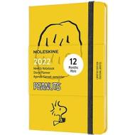 Moleskine 12 mesi - Agenda settimanale Limited Edition Peanuts giallo - Pocket copertina rigida 2022