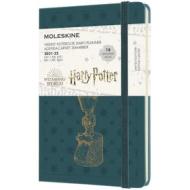 Moleskine 18 mesi - Agenda settimanale Limited Edition Harry Potter verde marea - Pocket copertina rigida 2021-2022