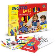 Kit pennarelli e colori a cera Giotto be-bè Stick and Color