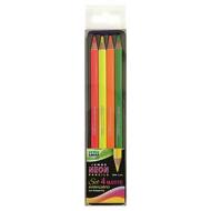 Set 4 matite colorate evidenziatrici Jumbo Neon Pencils