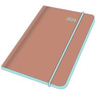 Agenda settimanale 2024 Mini Flexi Diary EarthLine Blue Spruce cm 8x11,5