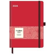 Agenda settimanale 2024 Cool Diary Crimson cm 16x22