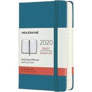 Moleskine 12 mesi - Agenda giornaliera verde - Pocket copertina rigida 2020