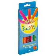 Confezione 24 matite colorate Elios con temperamatite