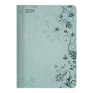 Agenda 2019 settimanale 12 mesi Ladytimer Turquoise Flowers