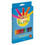 Confezione 36 matite colorate Elios con temperamatite