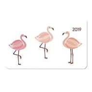 Agenda 2019 orizzontale settimanale 12 mesi Ladytimer Pad Flamingos