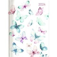 Agenda 12 mesi settimanale 2024 Ladytimer Butterfly cm 10,7x15,2