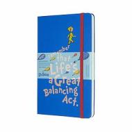 Moleskine 18 mesi - Agenda settimanale Limited Edition Dr. Seuss blu - Large copertina rigida 2019-2020