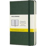 Moleskine - Taccuino Classic a quadri verde - Pocket copertina rigida