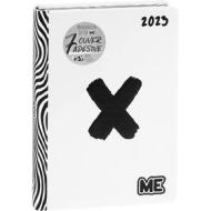 Diario agenda ME My Evolution 2022-2023 16 mesi. Bianco nero (simbolo x)