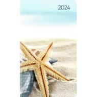 Agenda 12 mesi settimanale 2024 Ladytimer Slim Sea Star cm 9x15,6