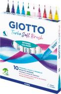 Pennarelli con punta a pennello Giotto Turbo soft Brush 10 pezzi