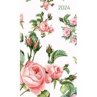 Agenda 12 mesi settimanale 2024 Ladytimer Slim Roses cm 9x15,6