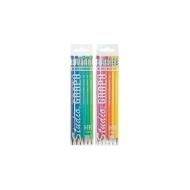 Confezione 6 matite in grafite HB (colori assortiti)