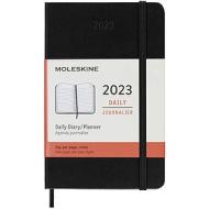 Moleskine 12 mesi - Agenda giornaliera nero - Pocket copertina rigida 2023