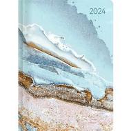 Agenda 12 mesi giornaliera 2024 Style Blu Marble cm 10,7x15,2