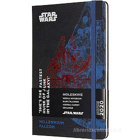 Moleskine 12 mesi - Agenda settimanale Limited Edition Star Wars Millennium Falcon - Large copertina rigida 2020