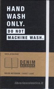 Taccuino Moleskine large a righe. Edizione limitata Denim: Hand wash only. Do not machine wash Taccuino Moleskine large a righe. Edizione limitata Denim: Hand wash only. Do not machine wash
