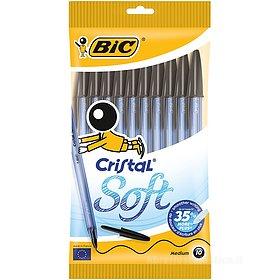 Confezione 10 penne a sfera Bic Cristal Soft