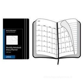 Moleskine 12 mesi --Monthly Notebook - Extra Large - Copertina morbida nera 2011