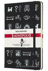 Moleskine taccuino con copertina rigida a righe large. Monopoly Icone. Limited edition.