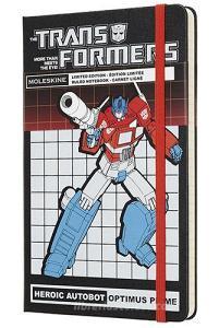 Moleskine taccuino con copertina rigida a righe large. Transformers Optimus Prime. Limited edition. Moleskine taccuino con copertina rigida a righe large. Transformers Optimus Prime. Limited edition.