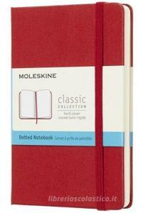 Moleskine taccuino con copertina rigida a puntini pocket rosso Moleskine taccuino con copertina rigida a puntini pocket rosso