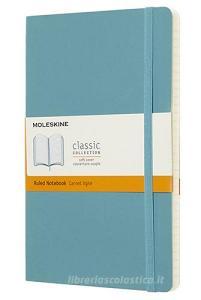 Moleskine taccuino con copertina morbida a righe large blu reef Moleskine taccuino con copertina morbida a righe large blu reef