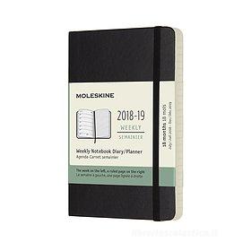 Moleskine 18 mesi - Agenda settimanale nera - Pocket copertina morbida 2018-2019 Moleskine 18 mesi - Agenda settimanale nera - Pocket copertina morbida 2018-2019