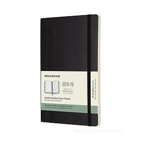 Moleskine 18 mesi - Agenda settimanale nera - Large copertina morbida 2018-2019 Moleskine 18 mesi - Agenda settimanale nera - Large copertina morbida 2018-2019