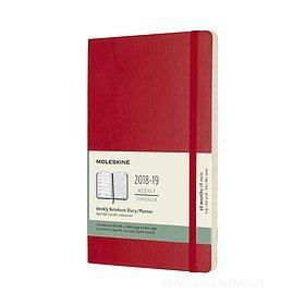 Moleskine 18 mesi - Agenda settimanale rossa - Large copertina morbida 2018-2019 Moleskine 18 mesi - Agenda settimanale rossa - Large copertina morbida 2018-2019