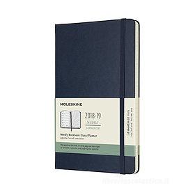 Moleskine 18 mesi - Agenda settimanale blu - Large copertina rigida 2018-2019 Moleskine 18 mesi - Agenda settimanale blu - Large copertina rigida 2018-2019