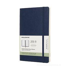 Moleskine 18 mesi - Agenda settimanale blu - Large copertina morbida 2018-2019 Moleskine 18 mesi - Agenda settimanale blu - Large copertina morbida 2018-2019