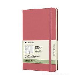 Moleskine 18 mesi - Agenda settimanale rosa - Large copertina rigida 2018-2019 Moleskine 18 mesi - Agenda settimanale rosa - Large copertina rigida 2018-2019