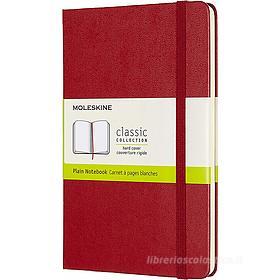 Moleskine - Taccuino Classic pagine bianche rosso - Medium copertina rigida Moleskine - Taccuino Classic pagine bianche rosso - Medium copertina rigida