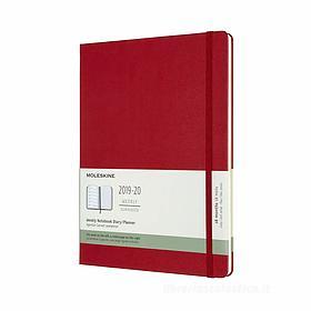 Moleskine 18 mesi - Agenda settimanale rossa - Extra Large copertina rigida 2019-2020 Moleskine 18 mesi - Agenda settimanale rossa - Extra Large copertina rigida 2019-2020