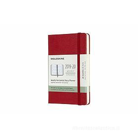 Moleskine 18 mesi - Agenda settimanale orizzontale rossa - Pocket copertina rigida 2019-2020 Moleskine 18 mesi - Agenda settimanale orizzontale rossa - Pocket copertina rigida 2019-2020