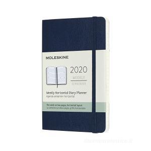 Moleskine 12 mesi - Agenda settimanale orizzontale blu - Pocket copertina morbida 2020 Moleskine 12 mesi - Agenda settimanale orizzontale blu - Pocket copertina morbida 2020