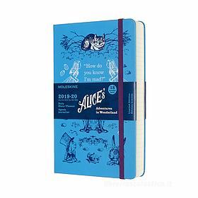 Moleskine 18 mesi - Agenda giornaliera Limited Edition Alice in Wonderland blu - Large copertina rigida 2019-2020 Moleskine 18 mesi - Agenda giornaliera Limited Edition Alice in Wonderland blu - Large copertina rigida 2019-2020